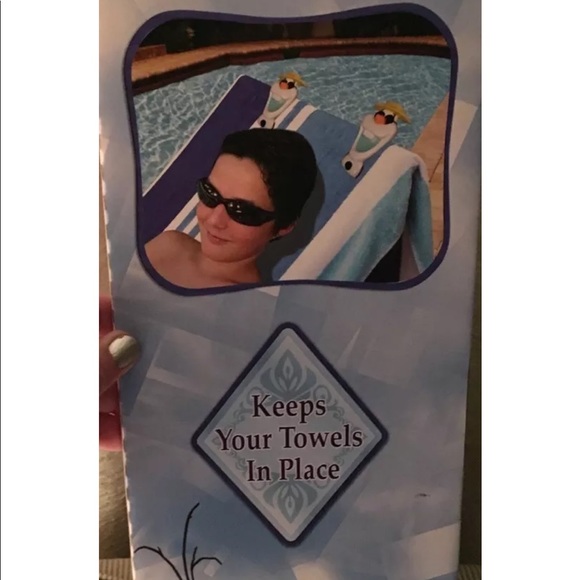 SOLDOUT NEW BOCA TOWEL CLIPS FROZEN ANNA ELSA OLAF - Picture 2 of 5
